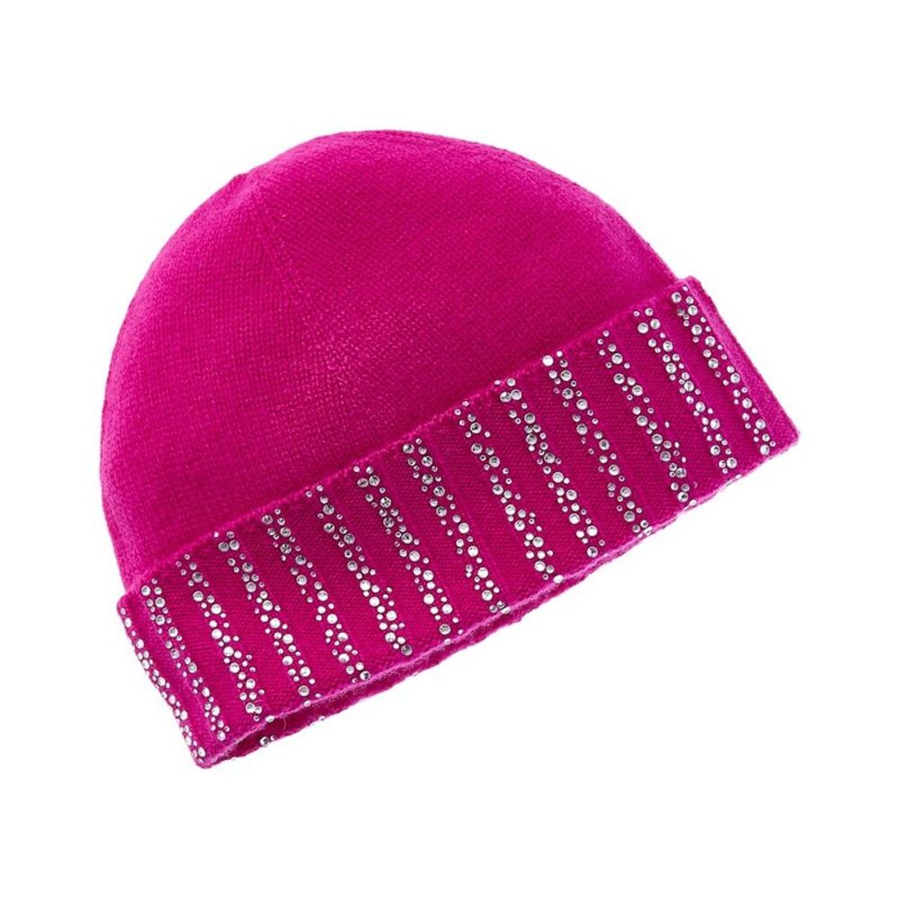 Sofiacashmere 6-Ply Cashmere Knit Hat, Pink